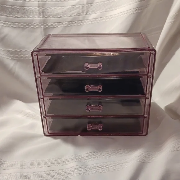 Sorbus Transparent Purple Storage Drawer - Picture 1 of 3